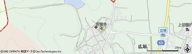 兵庫県太子町（揖保郡）広坂周辺の地図