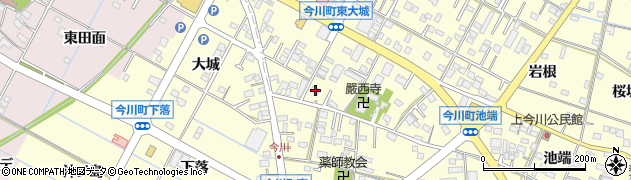 愛知県西尾市今川町御堂東47周辺の地図