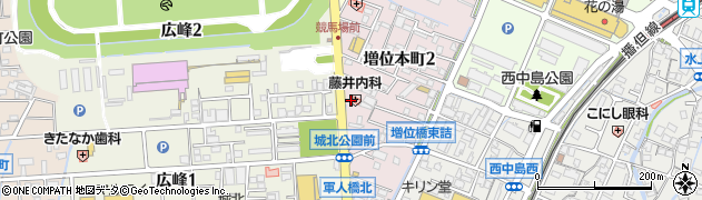 藤井内科クリニック周辺の地図