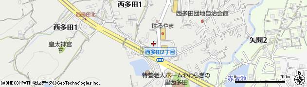 太鼓亭川西西多田店周辺の地図