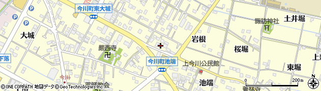 愛知県西尾市今川町御堂東33周辺の地図