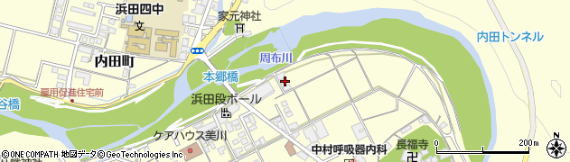 島根県浜田市内村町本郷767周辺の地図