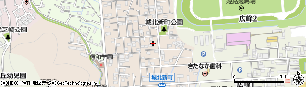 兵庫県姫路市城北新町周辺の地図