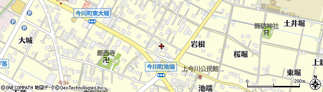 愛知県西尾市今川町御堂東31周辺の地図