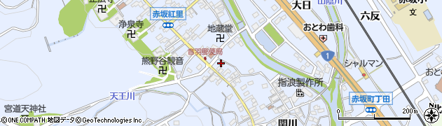 愛知県豊川市赤坂町紅里78周辺の地図
