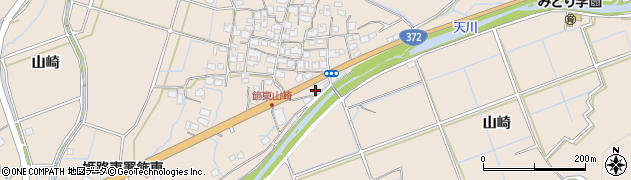 兵庫県姫路市飾東町山崎540周辺の地図