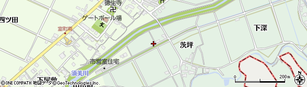 愛知県西尾市家武町中川原28周辺の地図