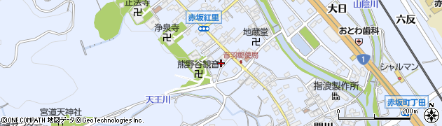 愛知県豊川市赤坂町紅里107周辺の地図