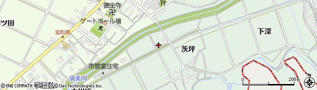 愛知県西尾市家武町中川原31周辺の地図