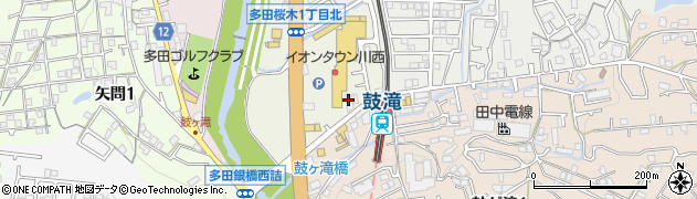 ｎａｇｏｍｉ川西店周辺の地図