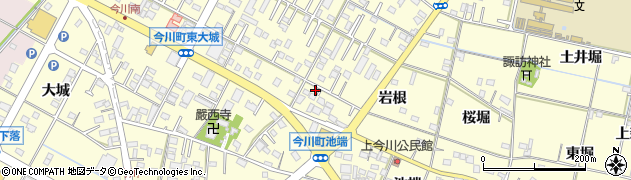 愛知県西尾市今川町御堂東26周辺の地図