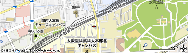 高槻葬祭クリアメモ　ホール周辺の地図