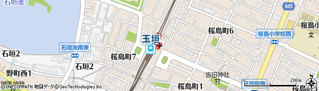 伊勢鉄道株式会社　玉垣工務区周辺の地図