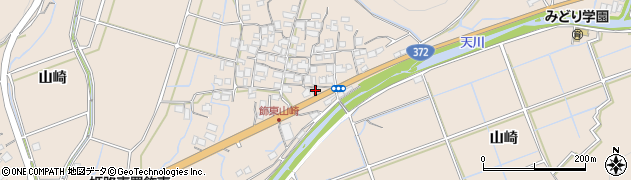 兵庫県姫路市飾東町山崎539周辺の地図