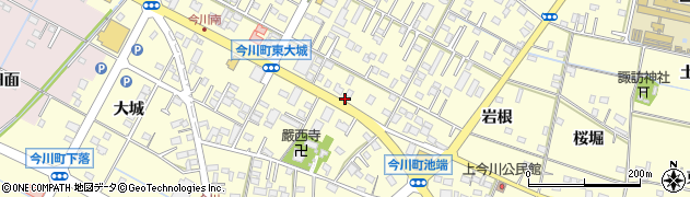 愛知県西尾市今川町御堂東13周辺の地図