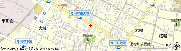 愛知県西尾市今川町御堂東49周辺の地図
