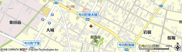 愛知県西尾市今川町御堂東41周辺の地図