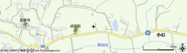 伊賀信楽線周辺の地図