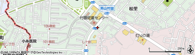 京都銀行男山団地南 ＡＴＭ周辺の地図