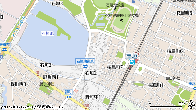 〒513-0855 三重県鈴鹿市石垣の地図