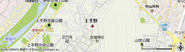 兵庫県姫路市上手野237周辺の地図