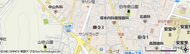 田寺第四公園周辺の地図