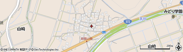 兵庫県姫路市飾東町山崎451周辺の地図