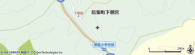 滋賀県甲賀市信楽町下朝宮370周辺の地図