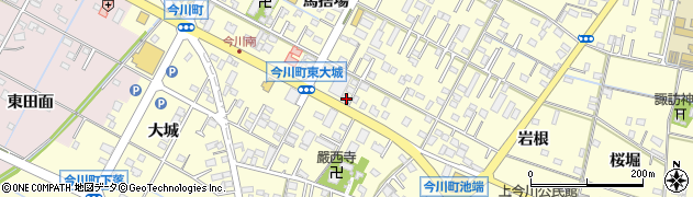 愛知県西尾市今川町御堂東5周辺の地図