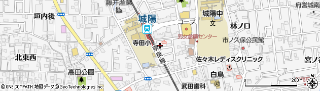 モイスティーヌ 城陽駅前サロン メリー(Merry)周辺の地図