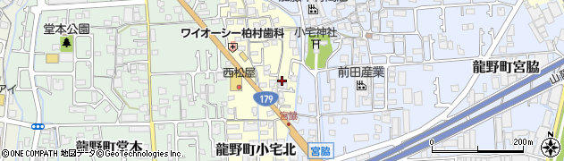 兵庫県たつの市龍野町小宅北45周辺の地図