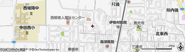 京都府城陽市寺田乾出北周辺の地図