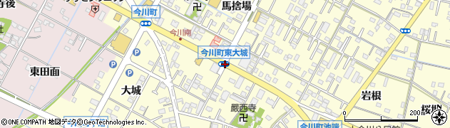 今川町東大城周辺の地図