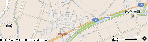 兵庫県姫路市飾東町山崎425周辺の地図
