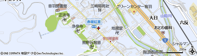 愛知県豊川市赤坂町紅里59周辺の地図