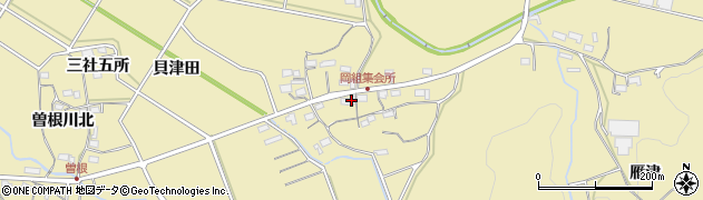 愛知県新城市中宇利（岡）周辺の地図