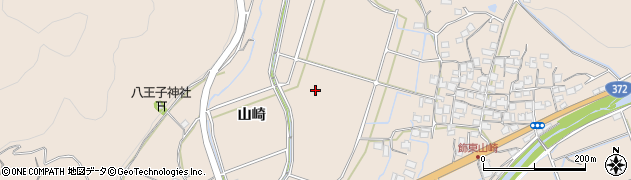 兵庫県姫路市飾東町山崎周辺の地図
