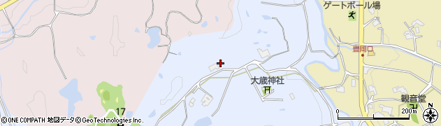兵庫県三木市吉川町水上53周辺の地図