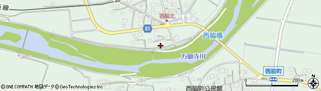 兵庫県小野市西脇町693周辺の地図