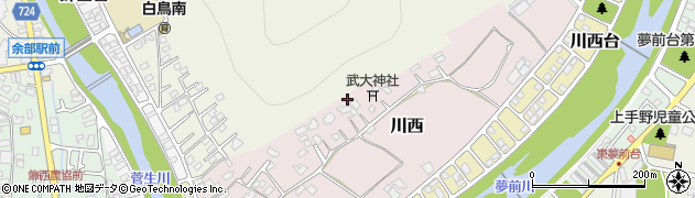 兵庫県姫路市川西周辺の地図