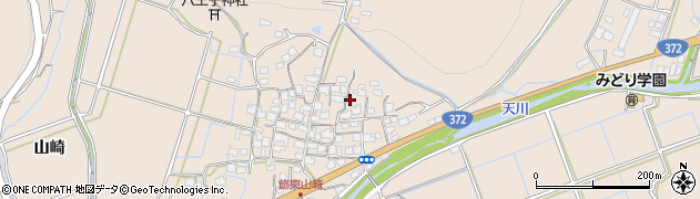 兵庫県姫路市飾東町山崎429周辺の地図