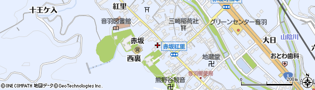 愛知県豊川市赤坂町紅里126周辺の地図