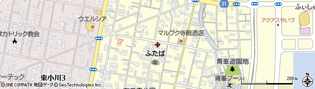 焼津小川新町郵便局周辺の地図