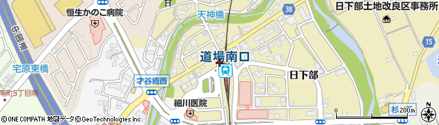 道場南口駅周辺の地図