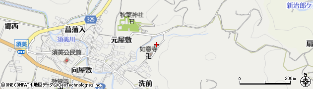 愛知県幸田町（額田郡）須美（遣水）周辺の地図