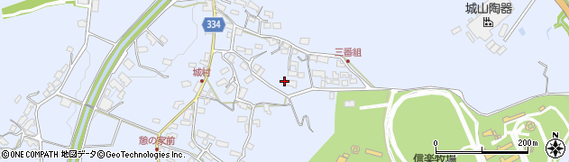 滋賀県甲賀市信楽町神山1447周辺の地図
