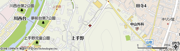 兵庫県姫路市上手野142周辺の地図