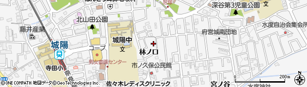 京都府城陽市寺田林ノ口周辺の地図