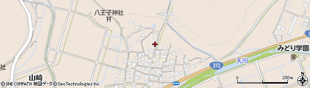 兵庫県姫路市飾東町山崎501周辺の地図