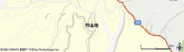 静岡県浜松市浜名区四大地周辺の地図